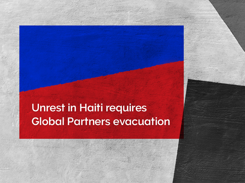 Global Partners is evacuating full missionary team serving in Haiti