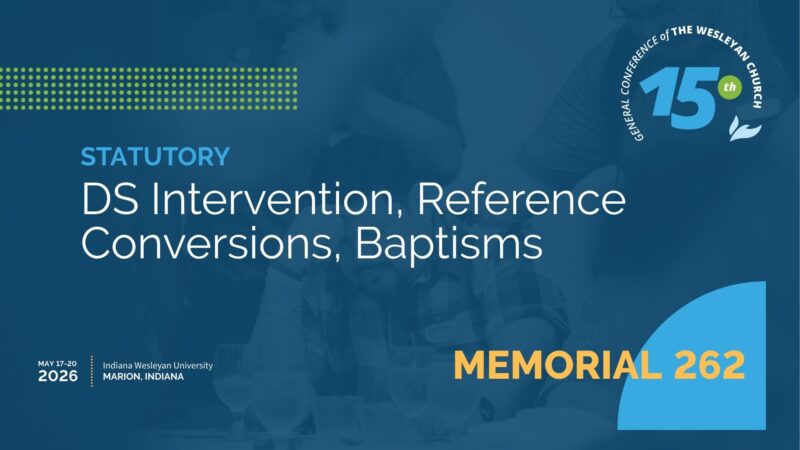 Memorial 262: DS Intervention, Reference Conversions, Baptisms