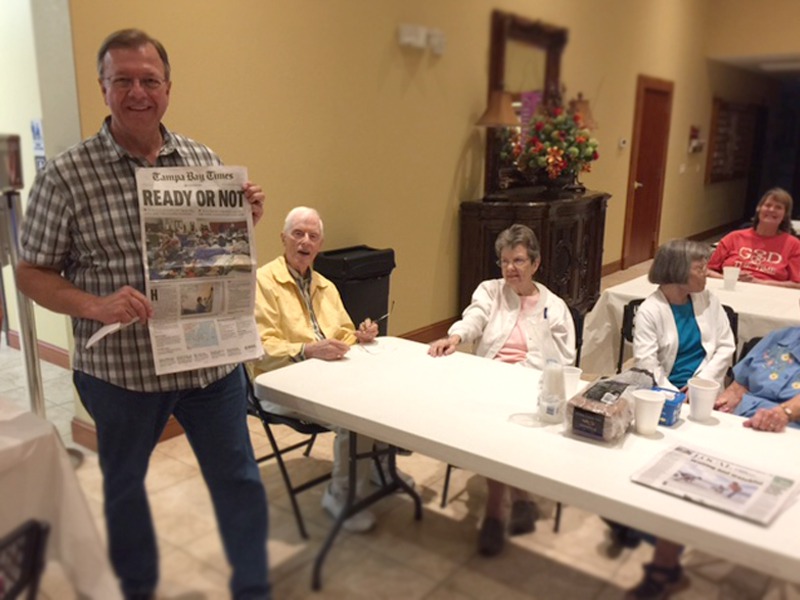 Brooksville Wesleyan Church serves as shelter and distribution site for